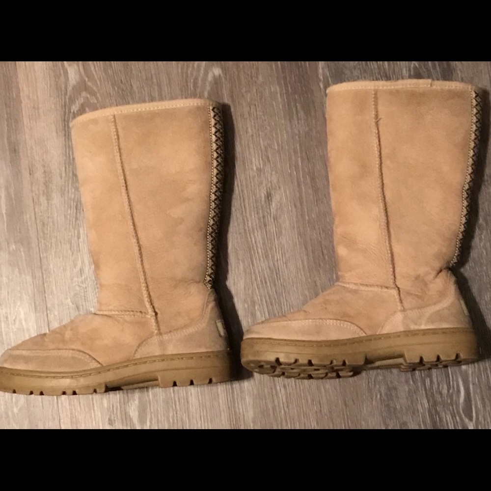 UGG Ultimate Tall Braid boot in Sand Size 6